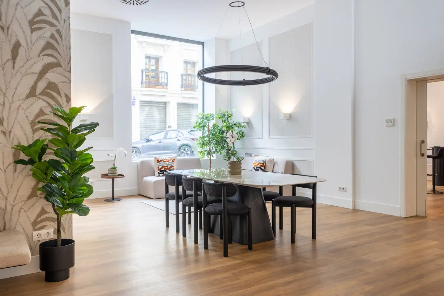 Comedor de Piso de alquiler en Valencia con Aire acondicionado, Calefacción y Jardín privado