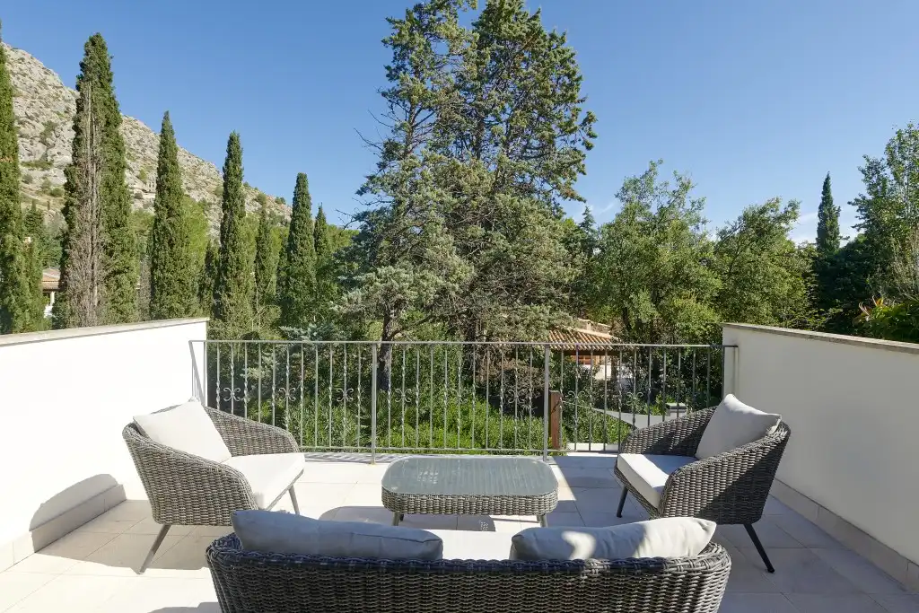 Terrassa de Casa o xalet en venda en Pollença amb Aire condicionat, Calefacció i Jardí privat