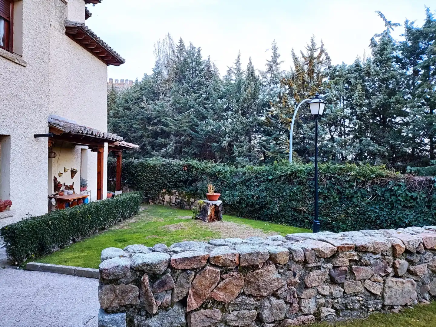 Garden of Detached homes for sale in Manzanares El Real  with Heating, Private garden and Terrace