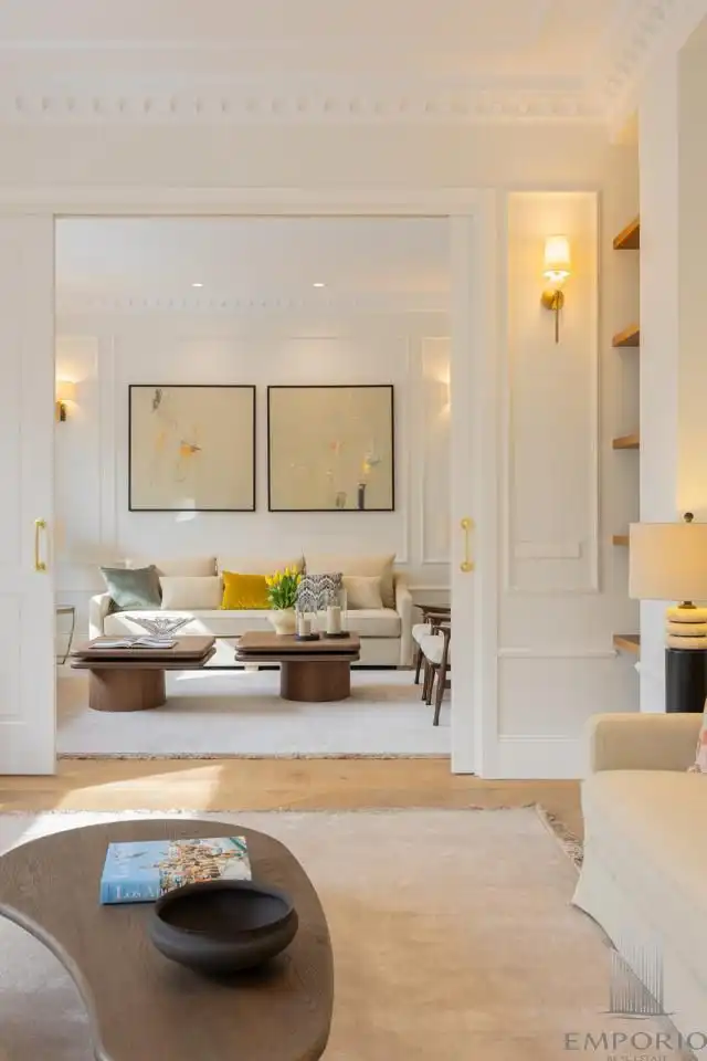 Wohnzimmer von Wohnung zum Verkauf in Madrid mit Klimaanlage, Heizung und Terrasse