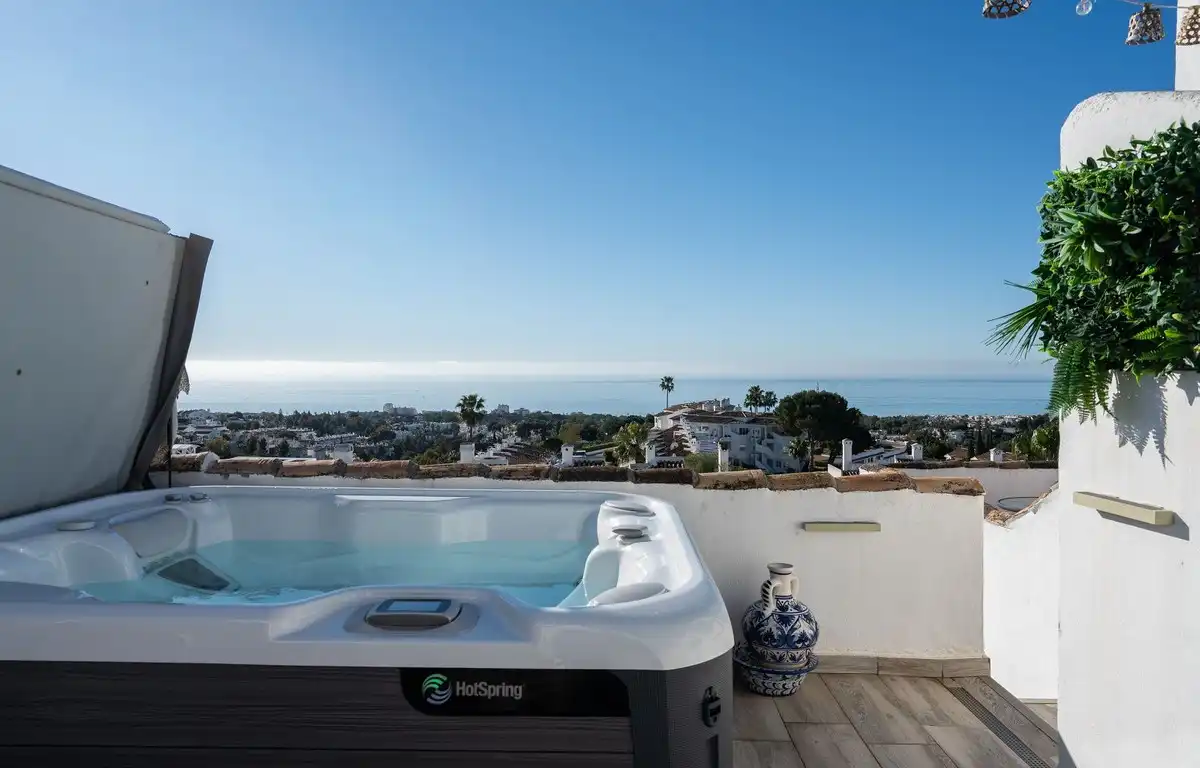 Terraza de Casa adosada en venta en Mijas con Terraza y Piscina