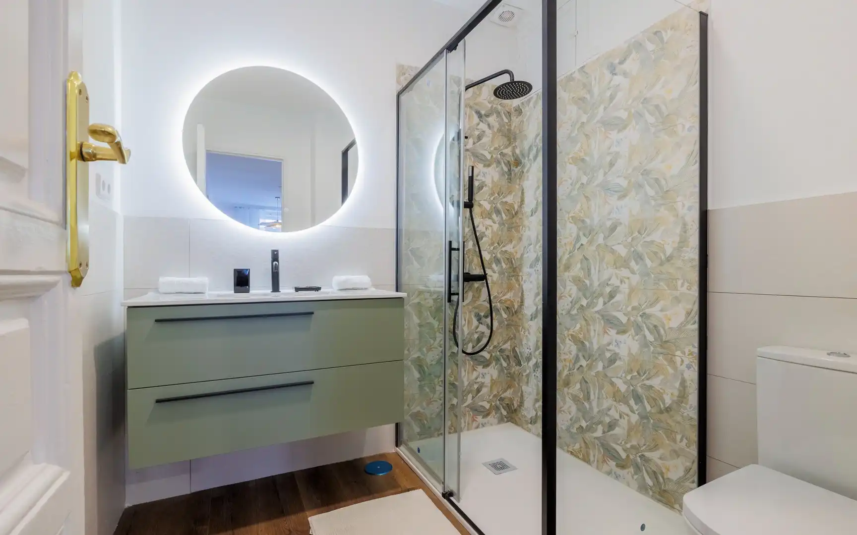 Baño de Piso de alquiler en Madrid con Aire acondicionado, Calefacción y Amueblado