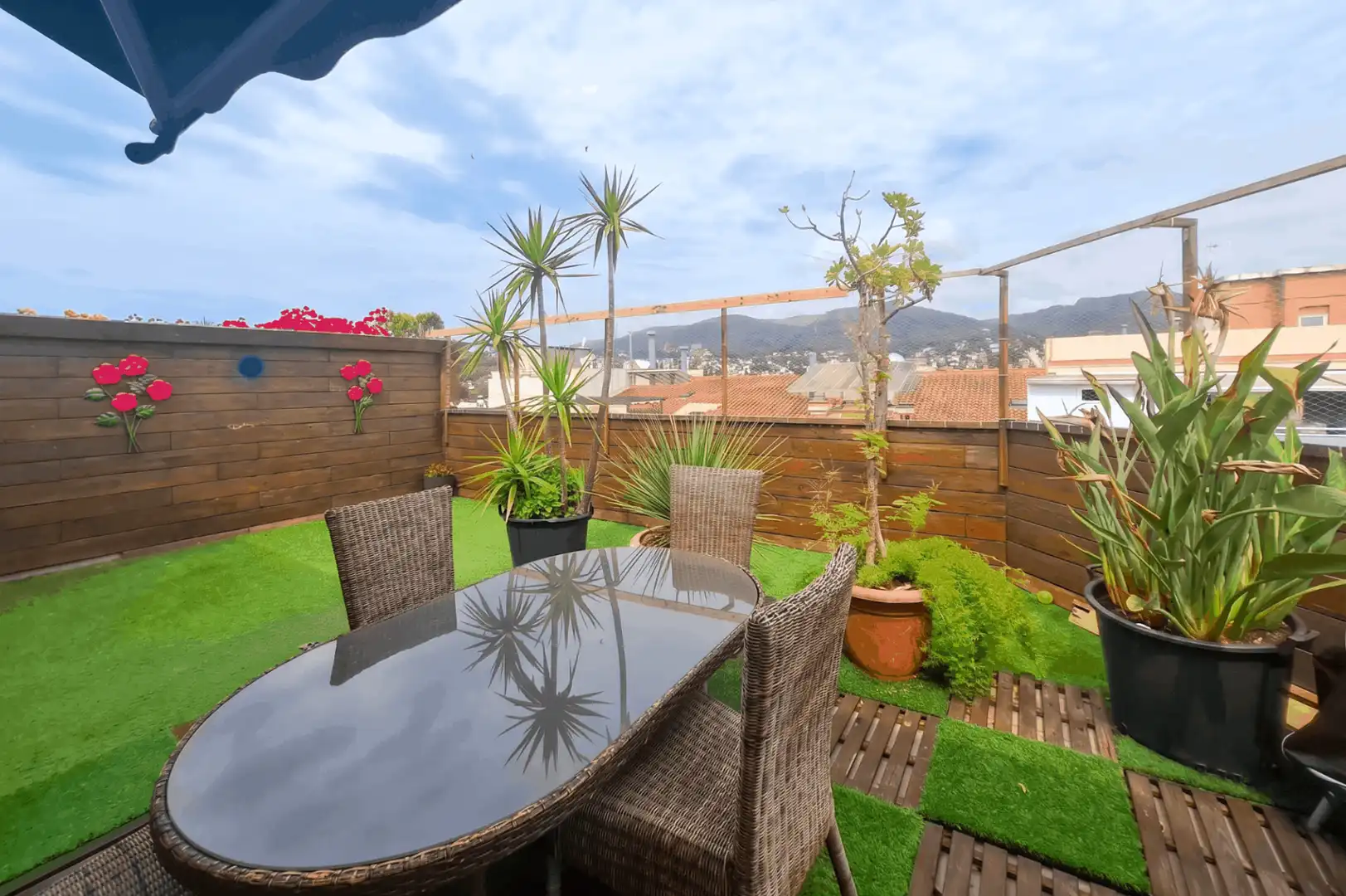 Terrace of Flat for sale in Castelldefels  with Air Conditioner, Heating and Parquet flooring