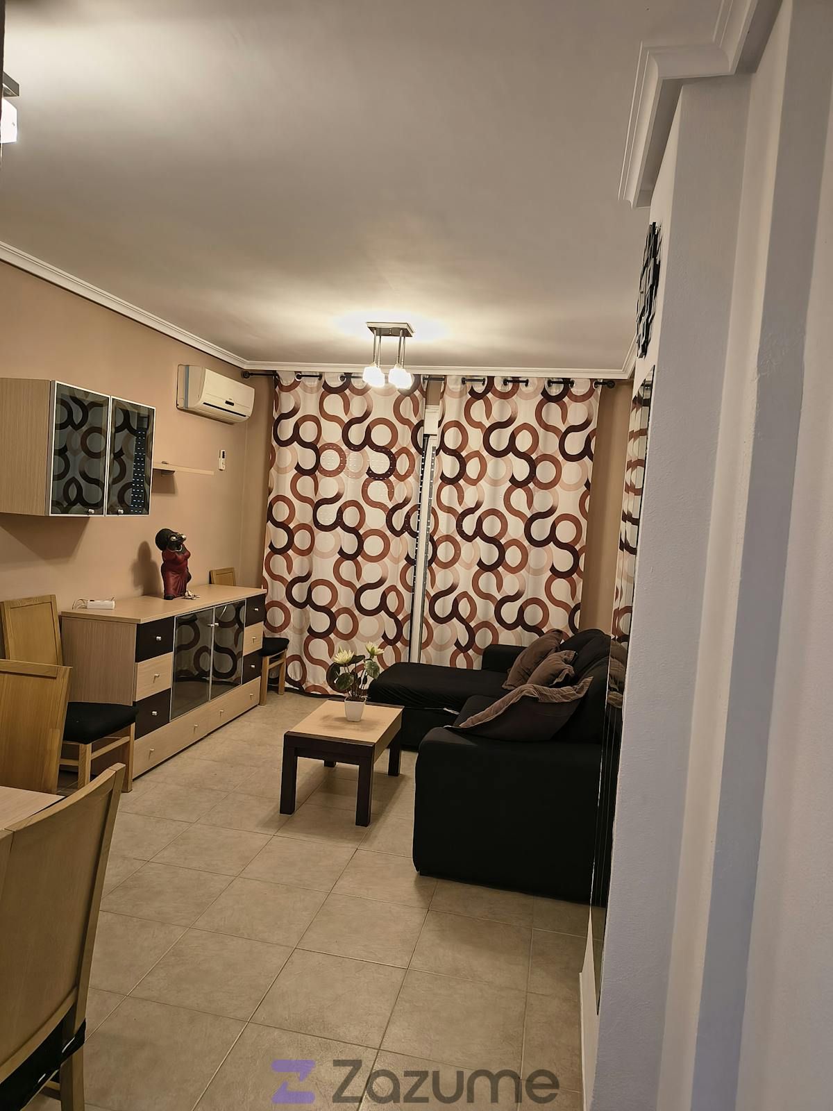 Living room of Flat to rent in Oropesa del Mar / Orpesa  with Air Conditioner, Private garden and Terrace