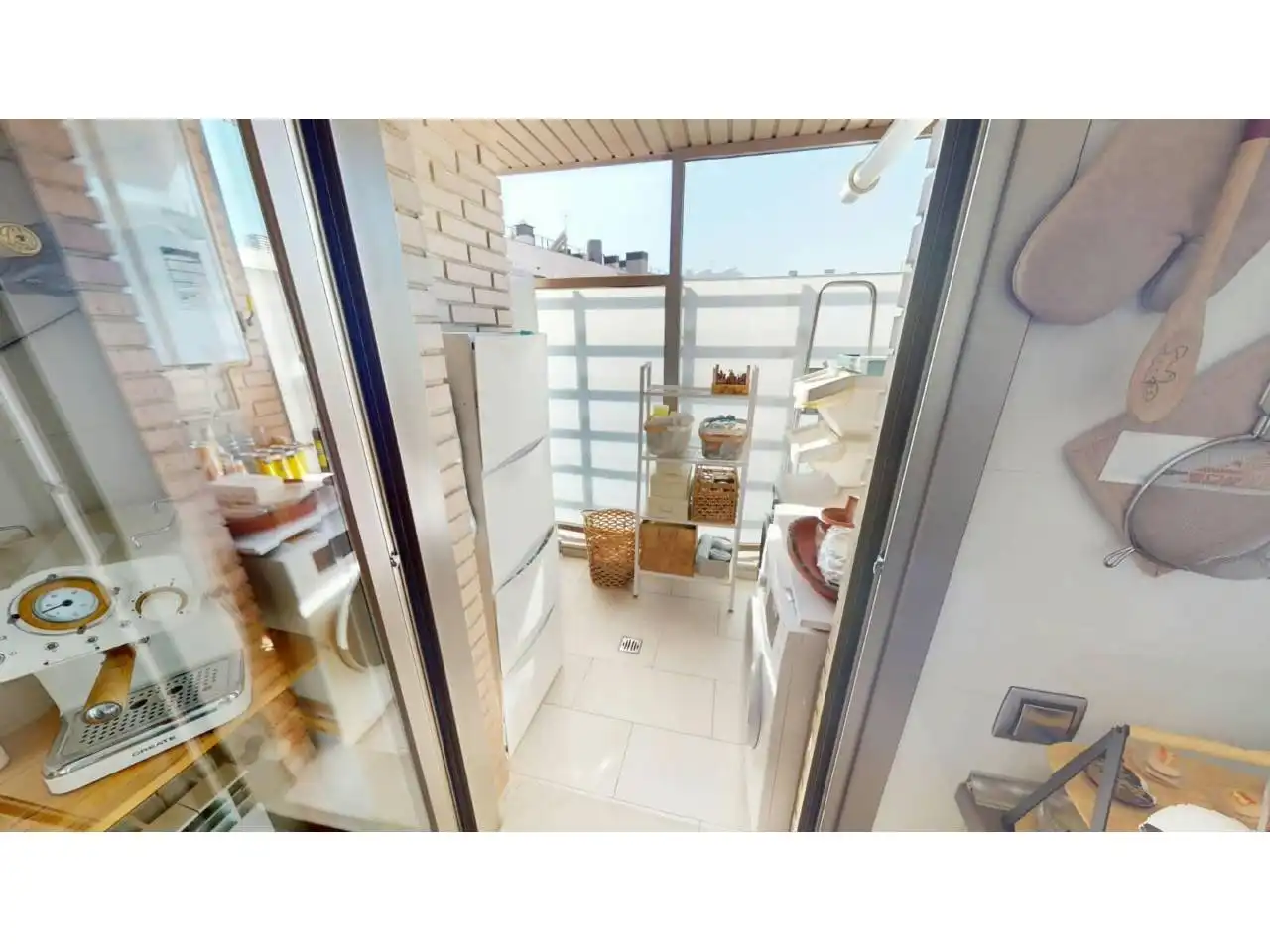 Balcony of Attic for rent in Carabanchel