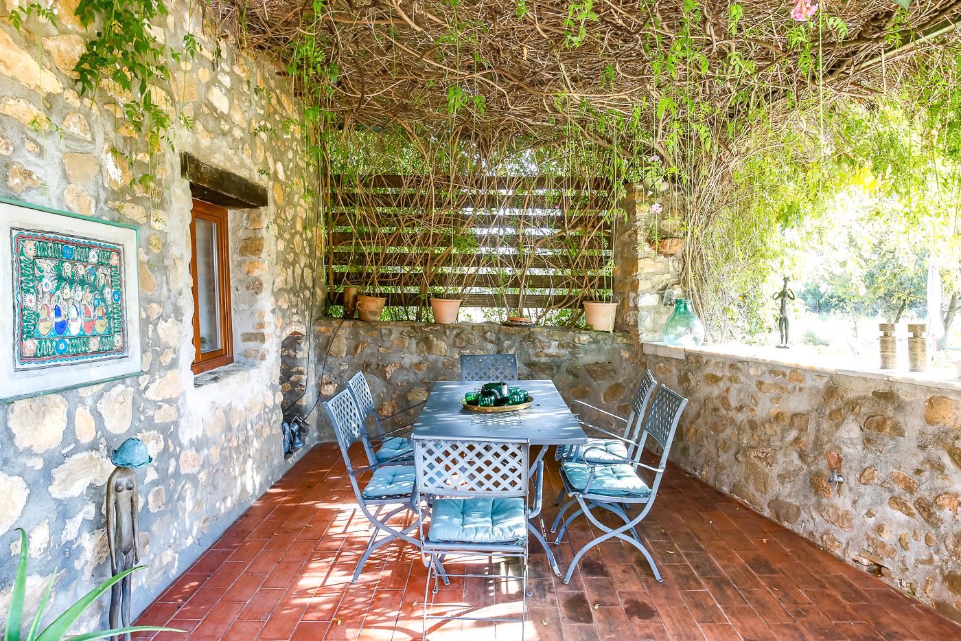 Terrassa de Finca rústica en venda en Maià de Montcal amb Calefacció, Jardí privat i Terrassa