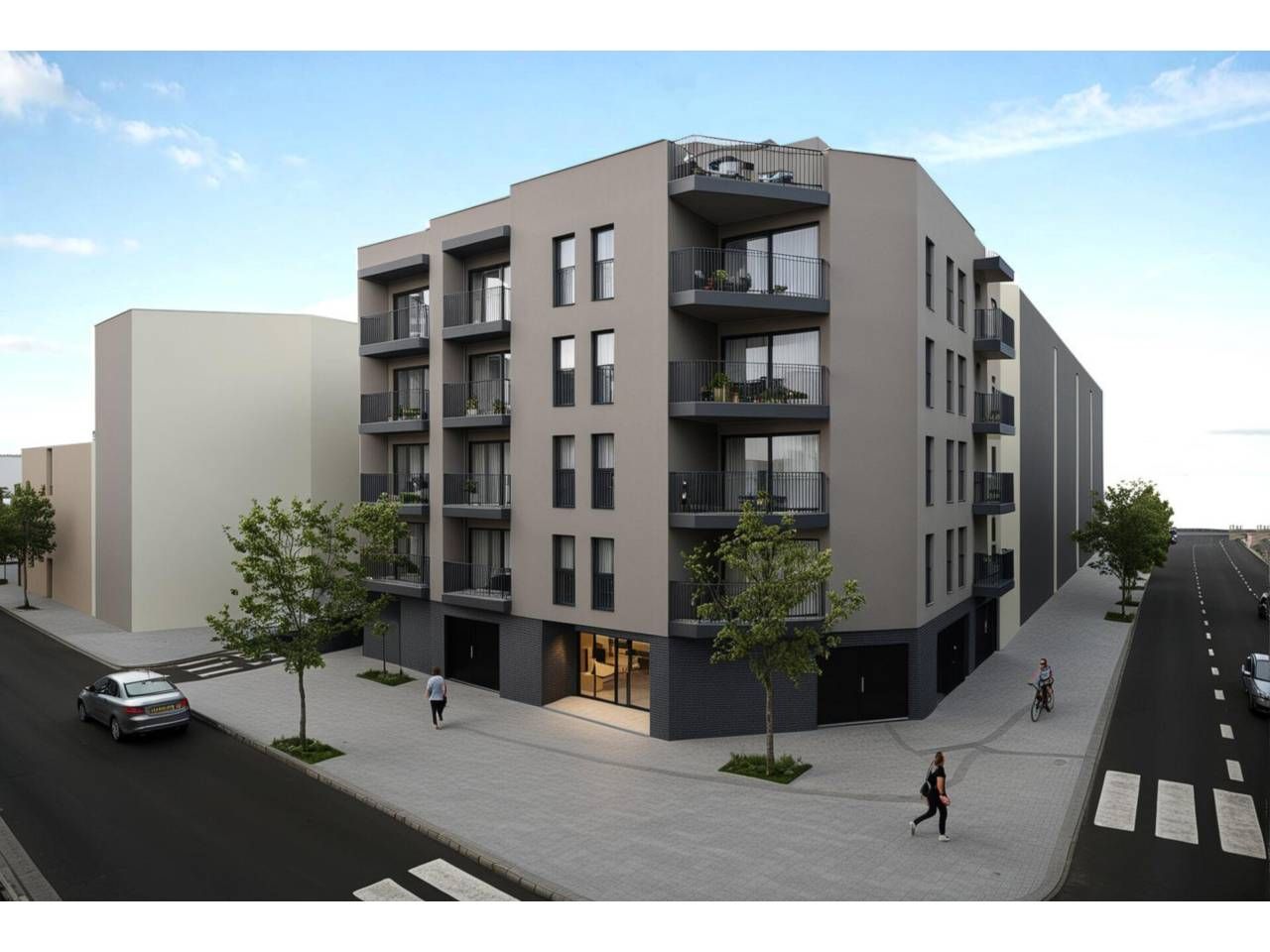 Exterior view of Flat for sale in Vic  with Air Conditioner, Heating and Terrace