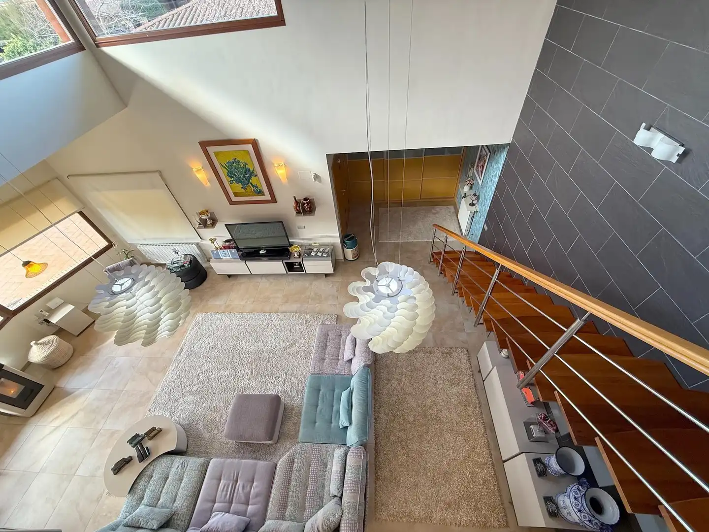 Sala de estar de Casa o chalet en venta en Cadrete con Aire acondicionado, Calefacción y Jardín privado