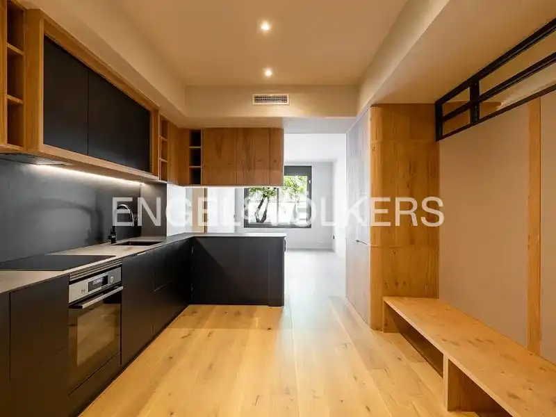 Kitchen of Flat for sale in Barcelona  with Air Conditioner and Heating