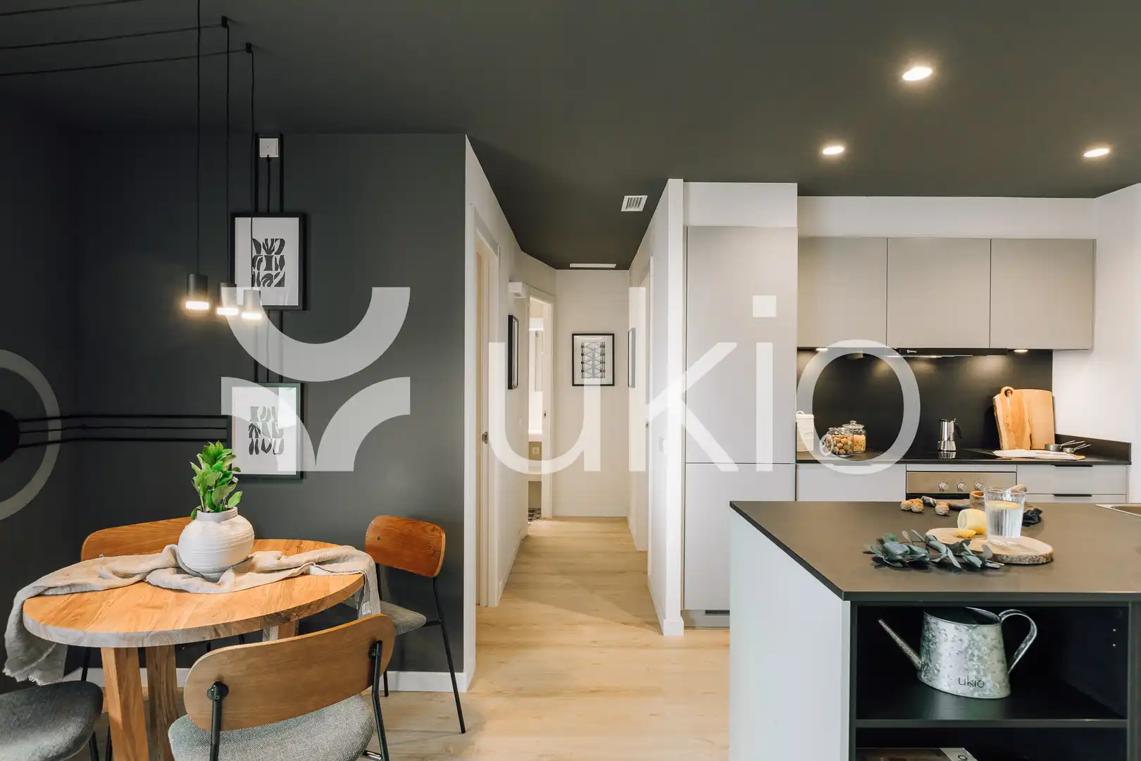 Kitchen of Flat for rent in Barcelona  with Air Conditioner, Heating and Furnished