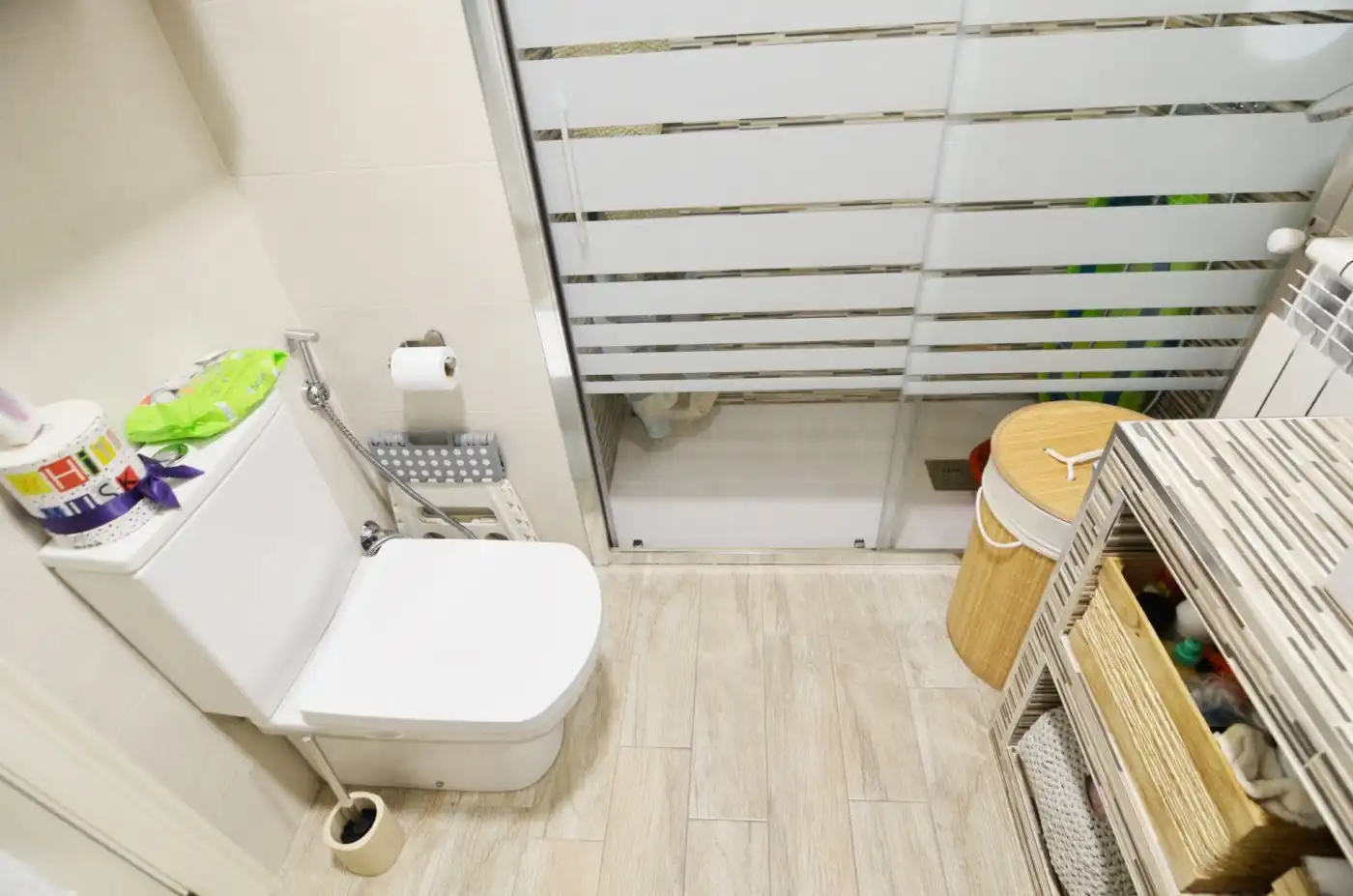 Badezimmer von Dachboden zum Verkauf in Salamanca mit Klimaanlage, Heizung und Terrasse