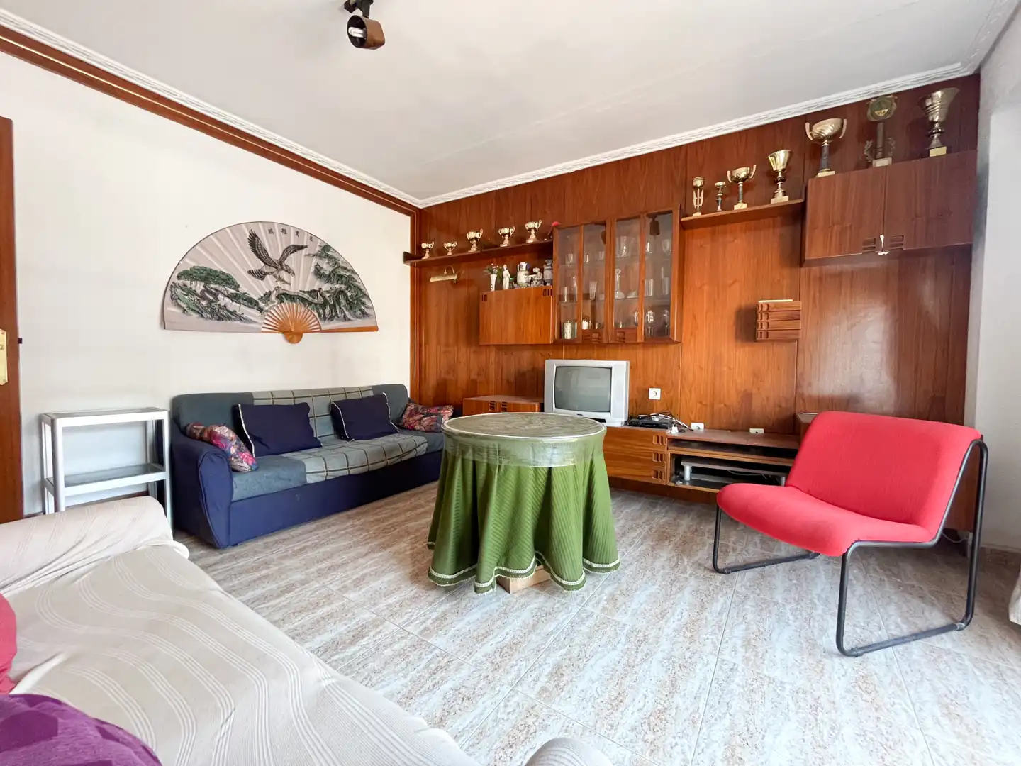 Sala de estar de Piso en venta en Sagunto / Sagunt con Aire acondicionado, Amueblado y Horno