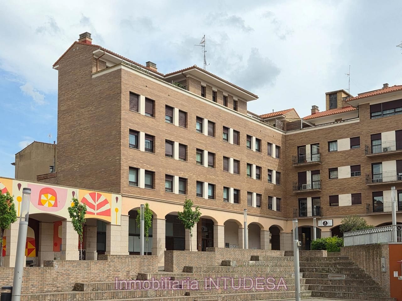 Vista exterior de Piso en venta en Tudela con Aire acondicionado, Calefacción y Parquet