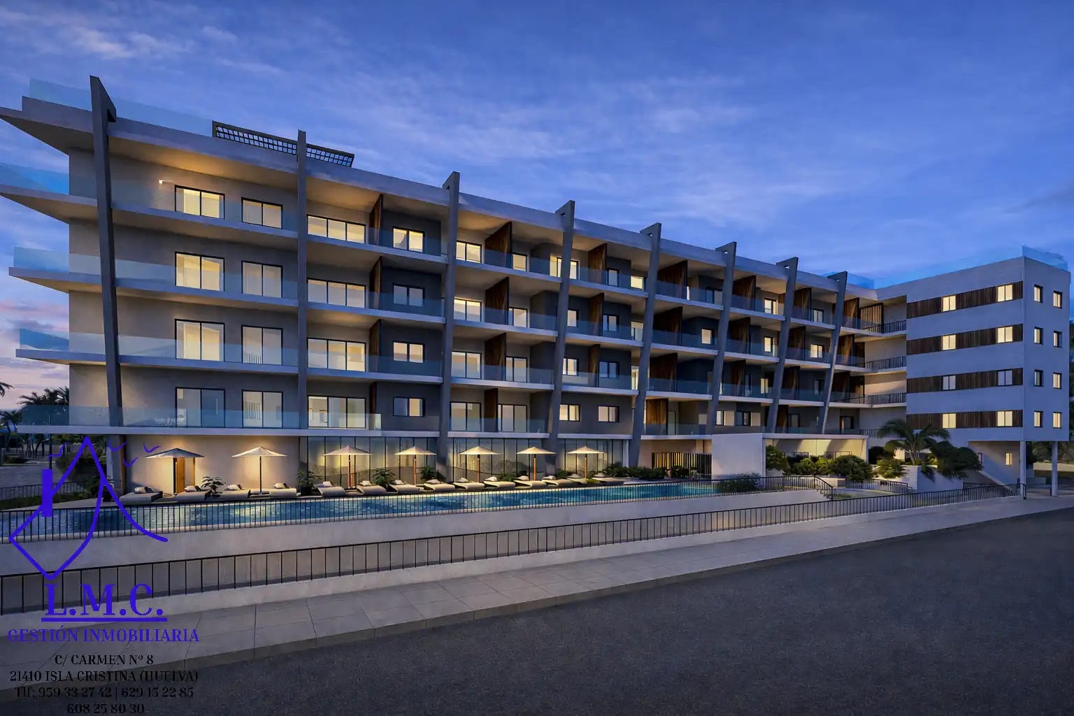 Vista exterior de Edificio en venta en Isla Cristina