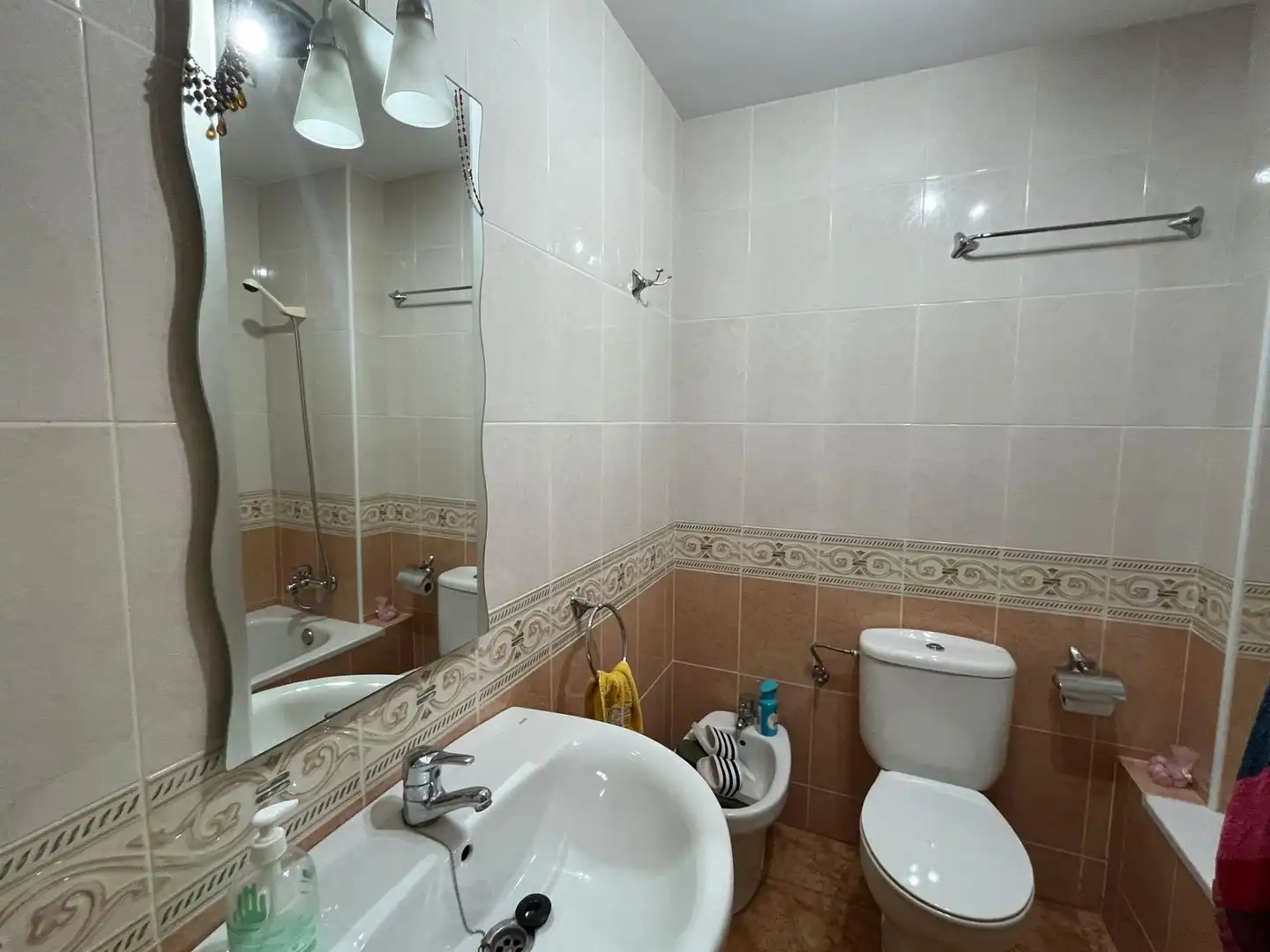 Badezimmer von Wohnung zum Verkauf in Pulpí mit Klimaanlage, Privatgarten und Terrasse