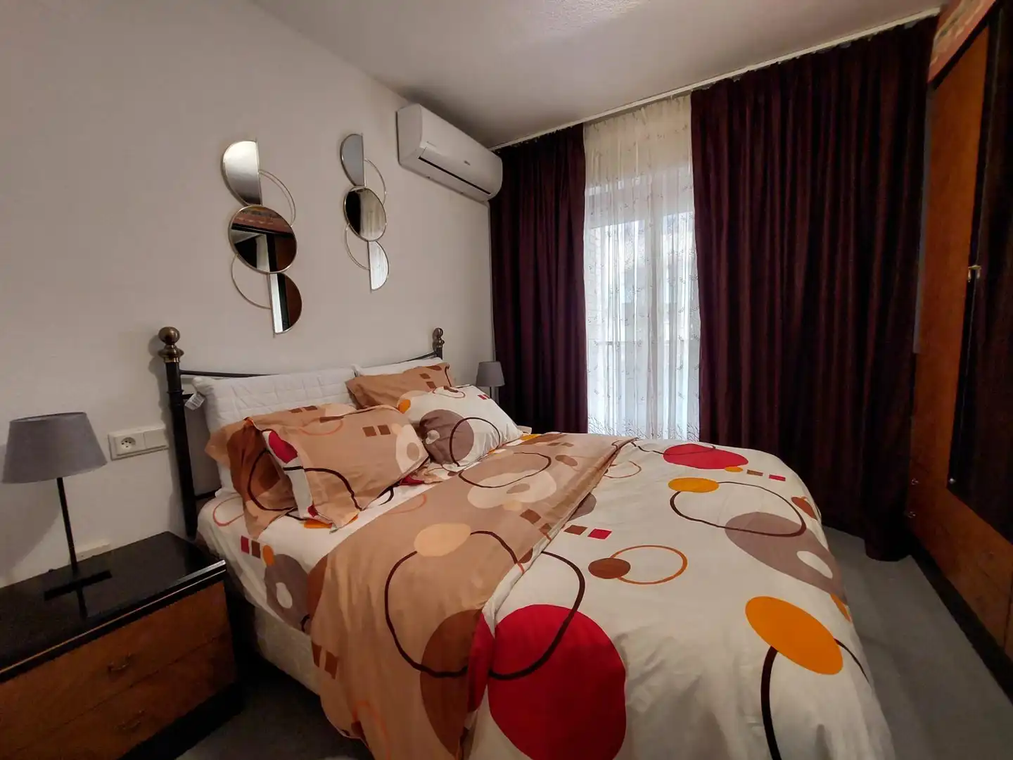 Bedroom of Flat for rent in Alicante / Alacant  with Air Conditioner and Furnished
