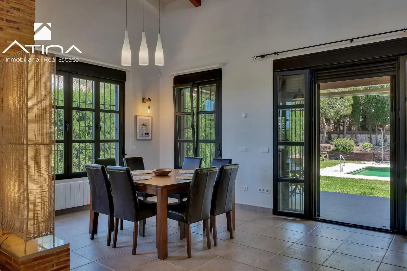 Dining room of Houses for sale in Jávea / Xàbia  with Air Conditioner, Heating and Private garden