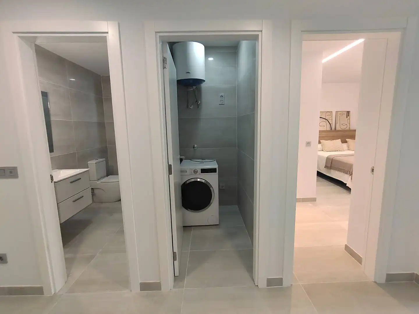 Badezimmer von Dachboden zur Miete in Las Palmas de Gran Canaria mit Klimaanlage, Terrasse und Möbliert