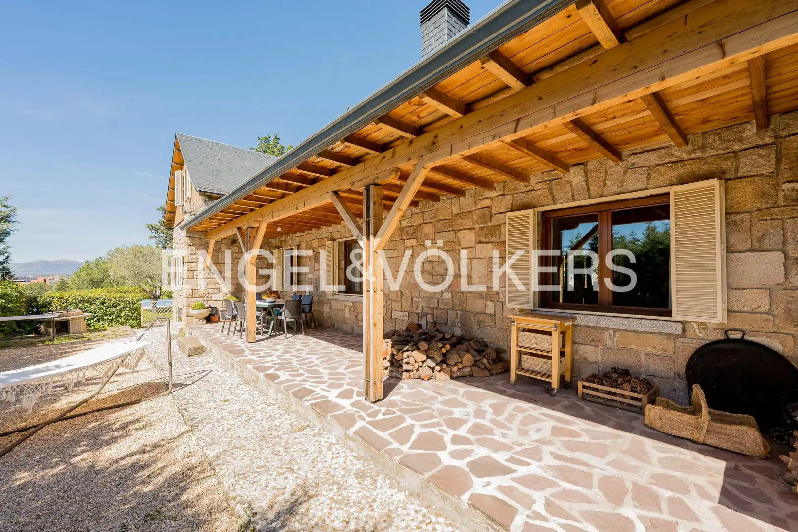 Terraza de Casa o chalet en venta en Galapagar con Aire acondicionado, Calefacción y Jardín privado