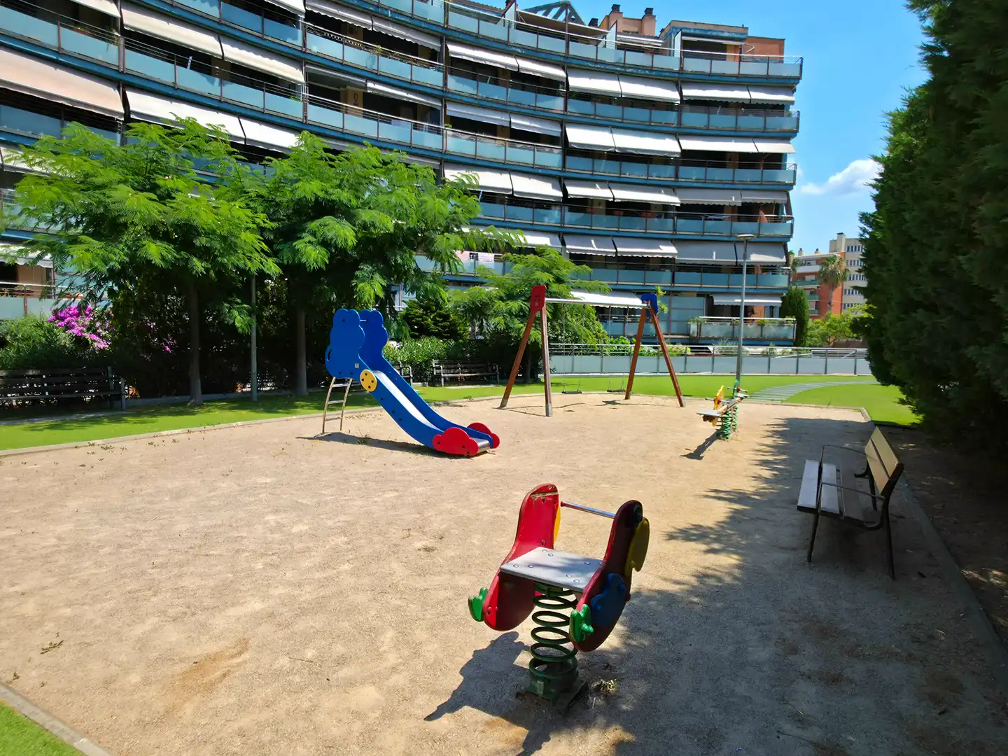 Parking of Flat for sale in Sant Andreu de la Barca  with Air Conditioner, Heating and Terrace