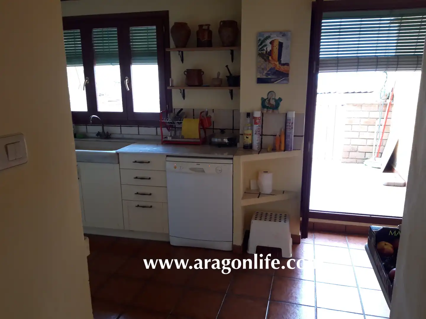 Kitchen of Houses for sale in Maella  with Furnished, Oven and Washing machine