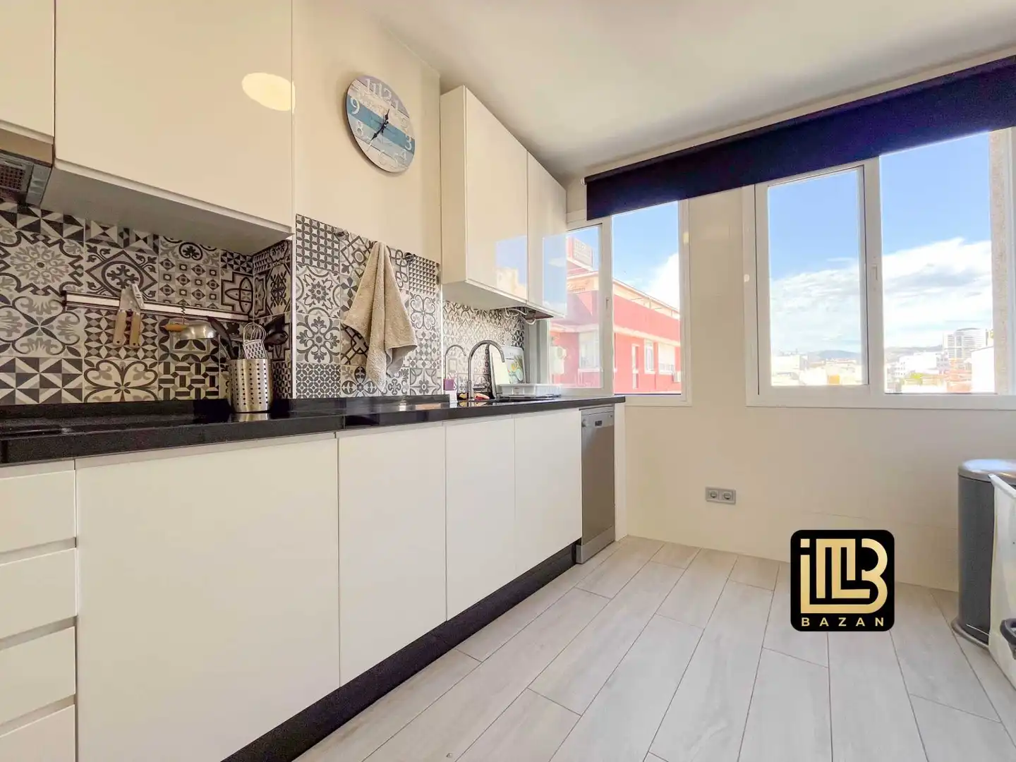 Küche von Wohnung zur Miete in Málaga mit Klimaanlage, Heizung und Möbliert