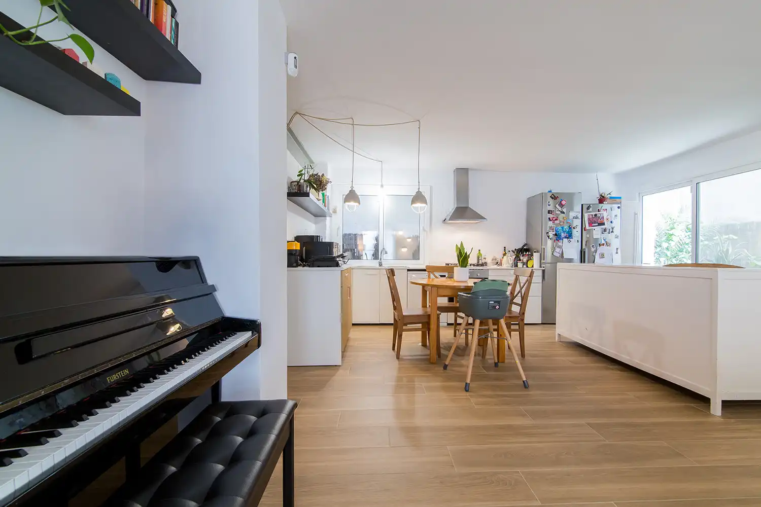 Küche von Wohnung zum Verkauf in Caldes d'Estrac mit Privatgarten, Terrasse und Balkon
