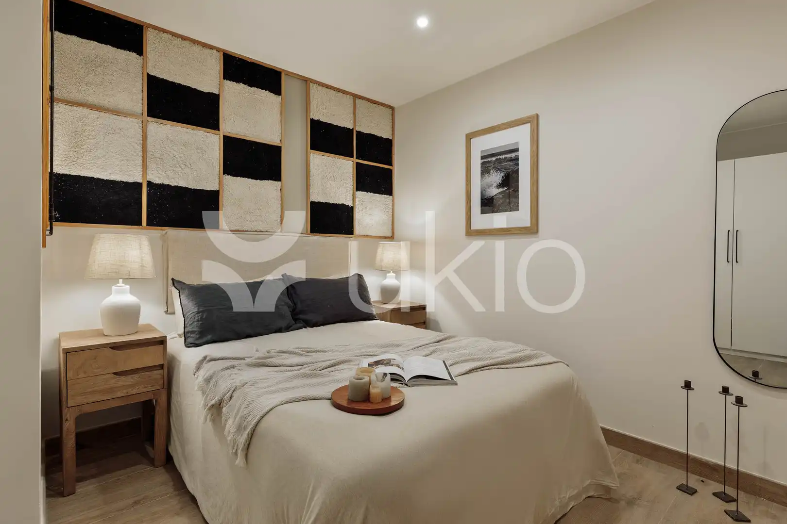 Habitación de Apartamento de alquiler en Barcelona con Aire acondicionado, Calefacción y Amueblado