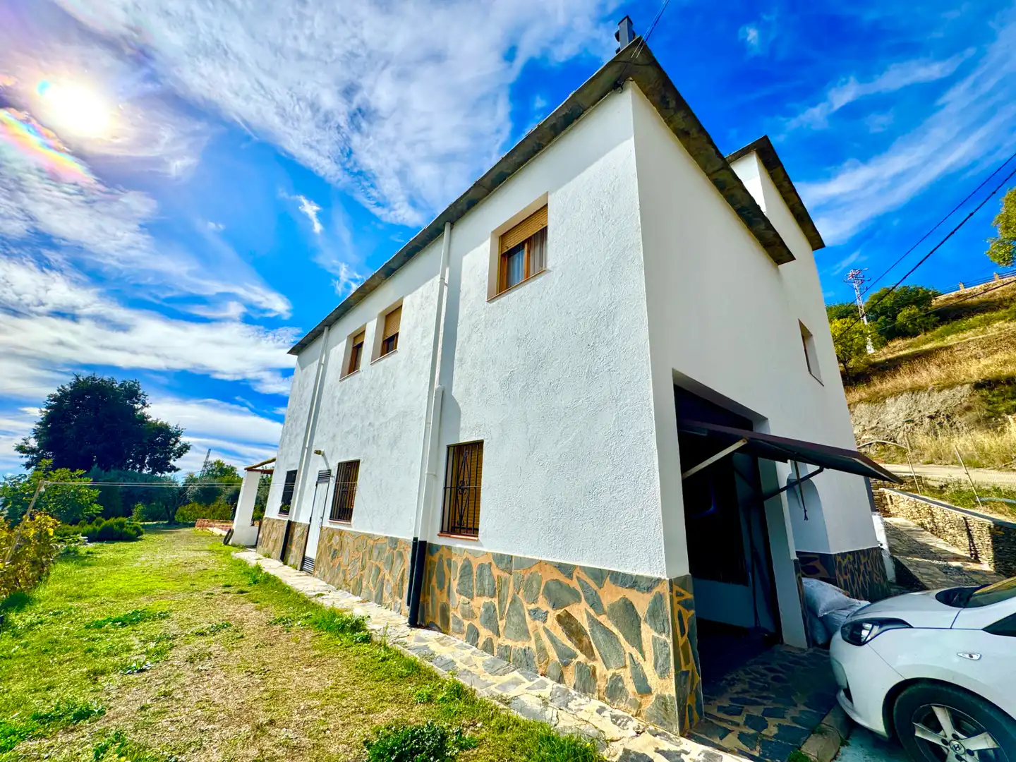 Vista exterior de Casa o chalet en venta en Bérchules con Calefacción, Jardín privado y Terraza