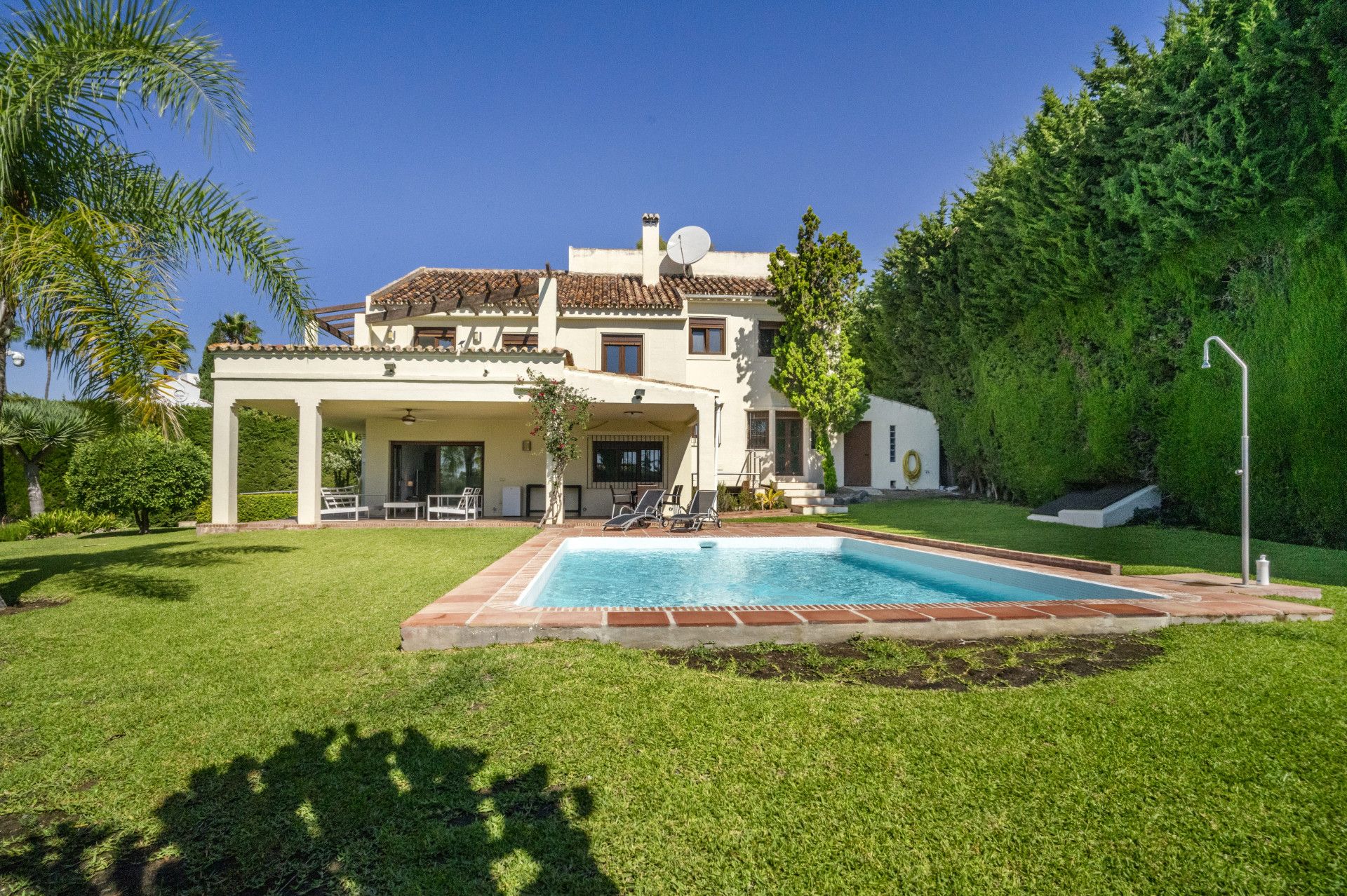 Jardín de Casa o chalet en venta en Marbella con Aire acondicionado, Jardín privado y Terraza