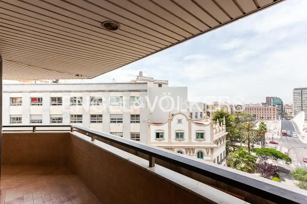 Balcony of Flat for rent in El Pla del Real