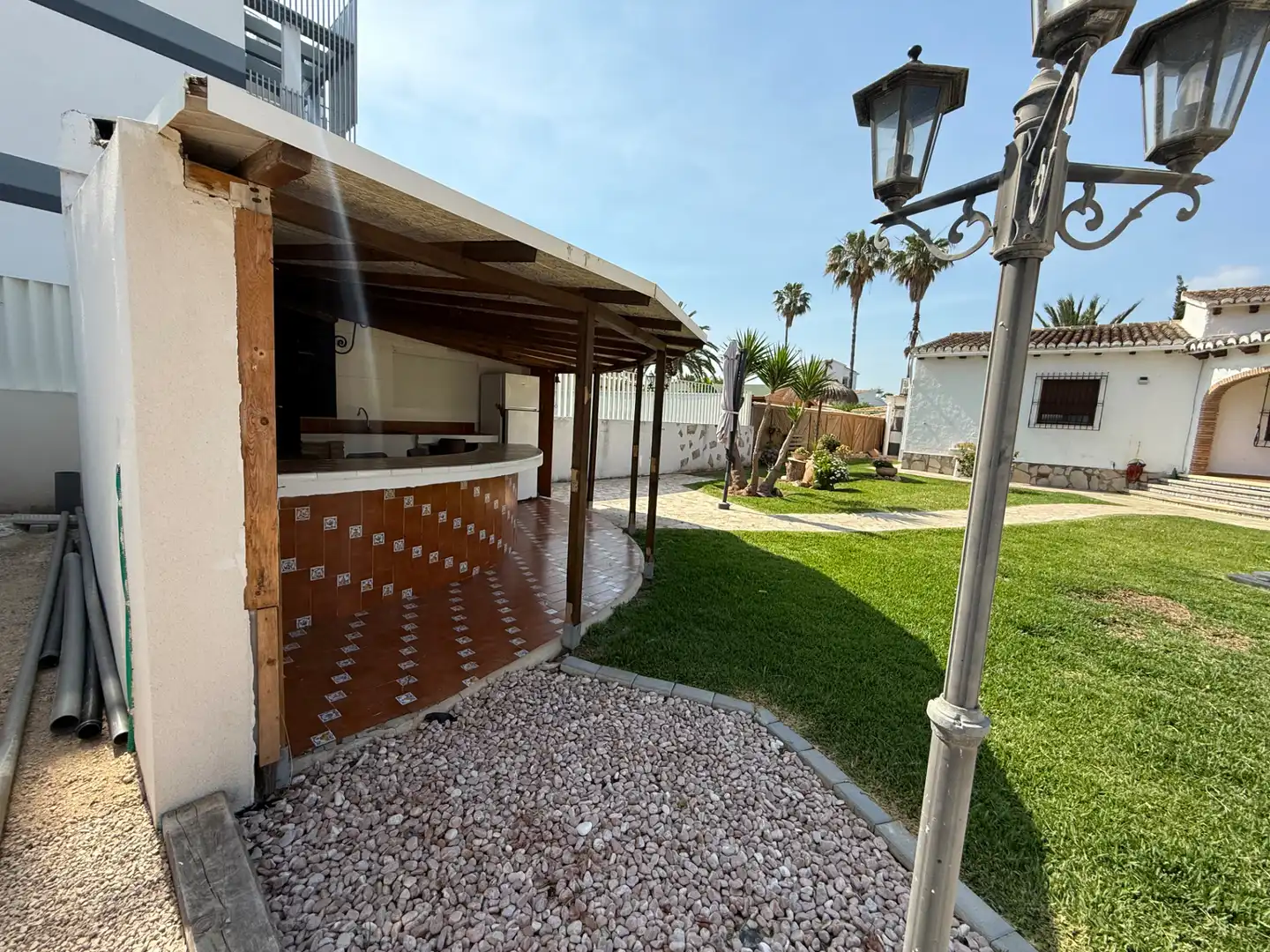 Terrace of Houses for rent in Dénia  with Air Conditioner, Heating and Private garden
