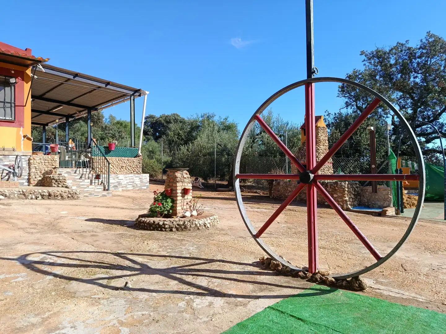 Jardí de Finca rústica en venda en Paterna del Campo amb Aire condicionat, Jardí privat i Terrassa
