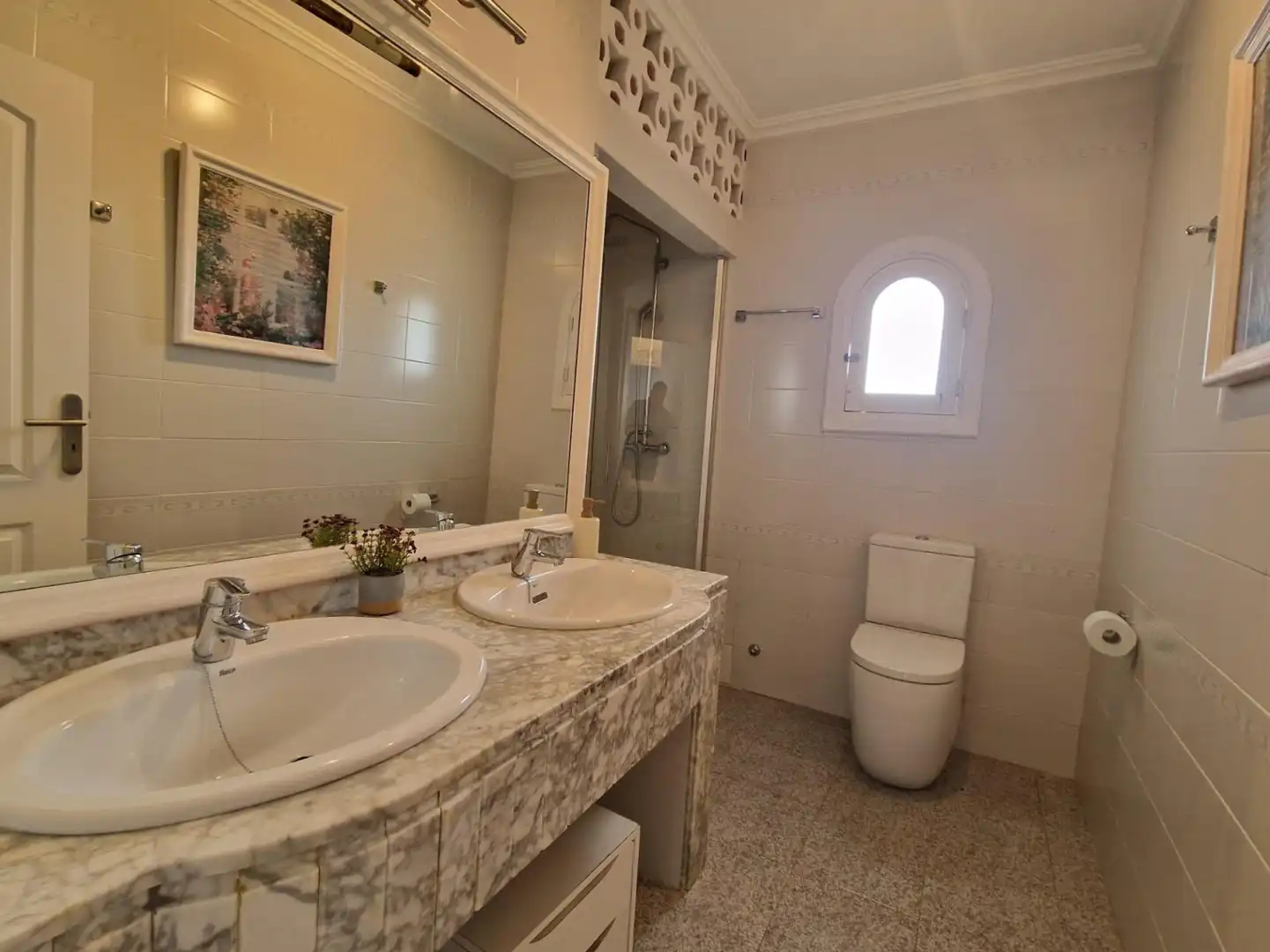 Bathroom of Houses for rent in Santa Margalida  with Air Conditioner, Heating and Furnished