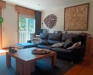 Living room of Flat for sale in Moaña  with Heating, Terrace and Storage room