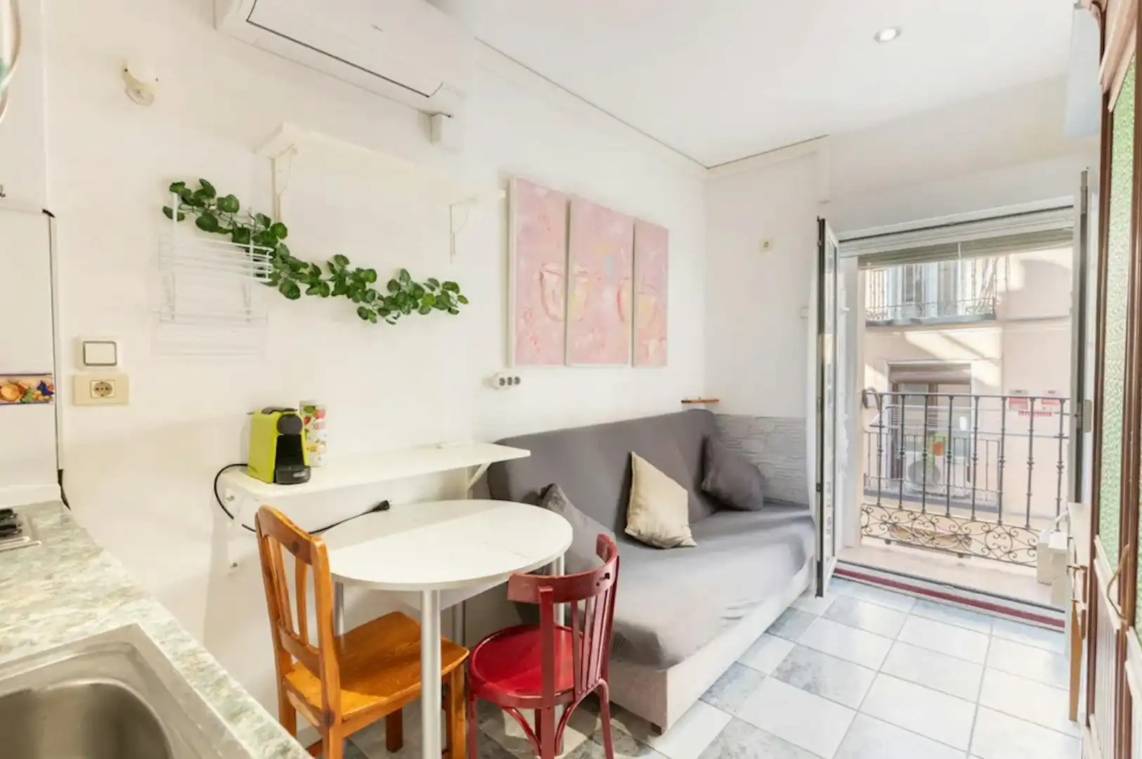 Terrasse von Wohnung zur Miete in Madrid mit Klimaanlage, Heizung und Möbliert