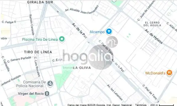 Vista exterior de Pis de lloguer en Sevilla amb Aire condicionat i Moblat