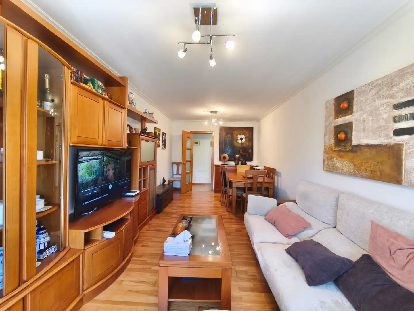 Sala de estar de Piso en venta en Ames con Calefacción, Terraza y Trastero