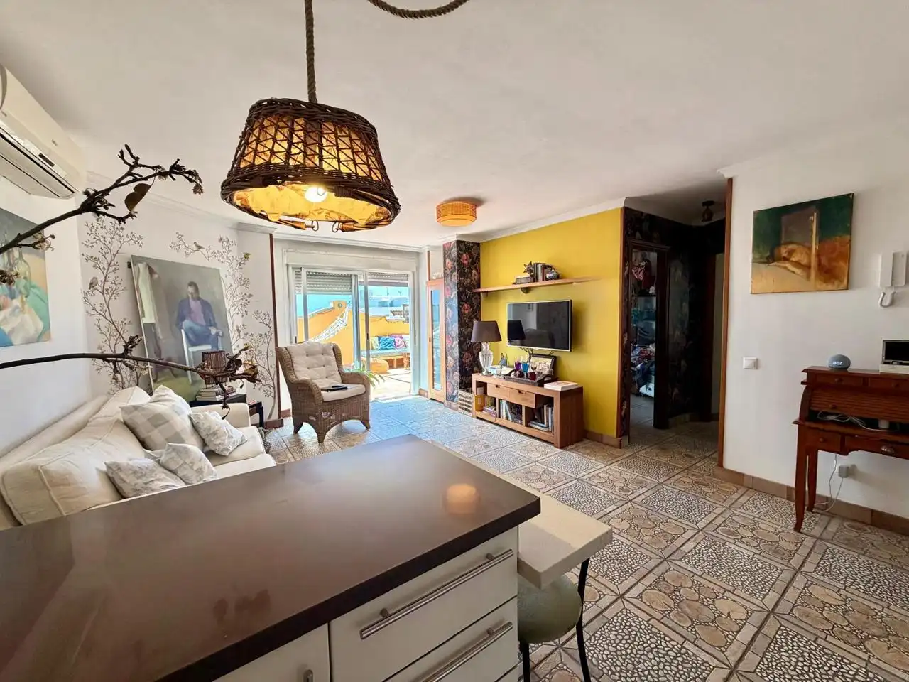 Sala d'estar de Pis de lloguer en San Bartolomé de Tirajana