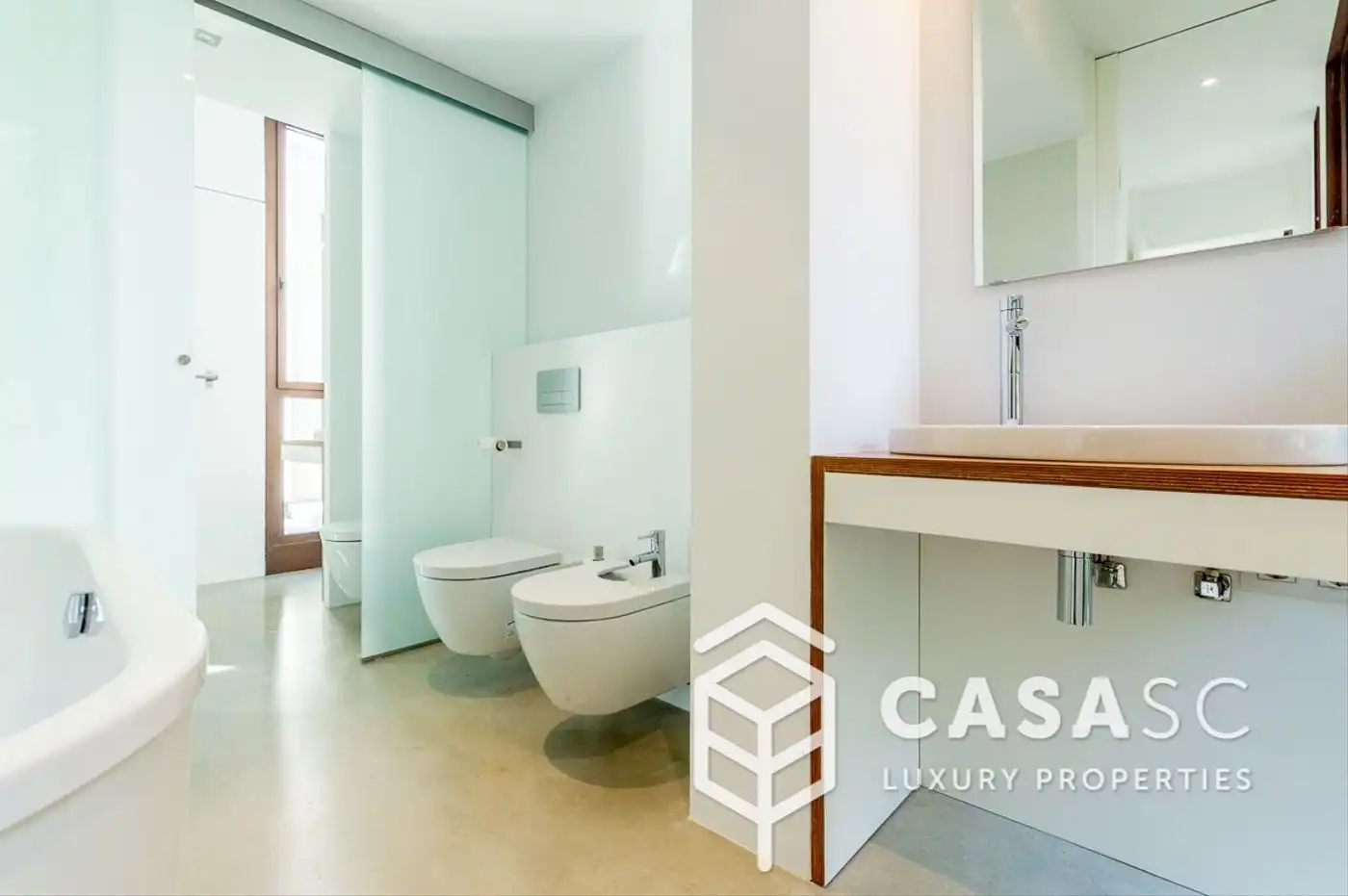 Bathroom of Houses for sale in Sant Cugat del Vallès  with Air Conditioner, Heating and Private garden