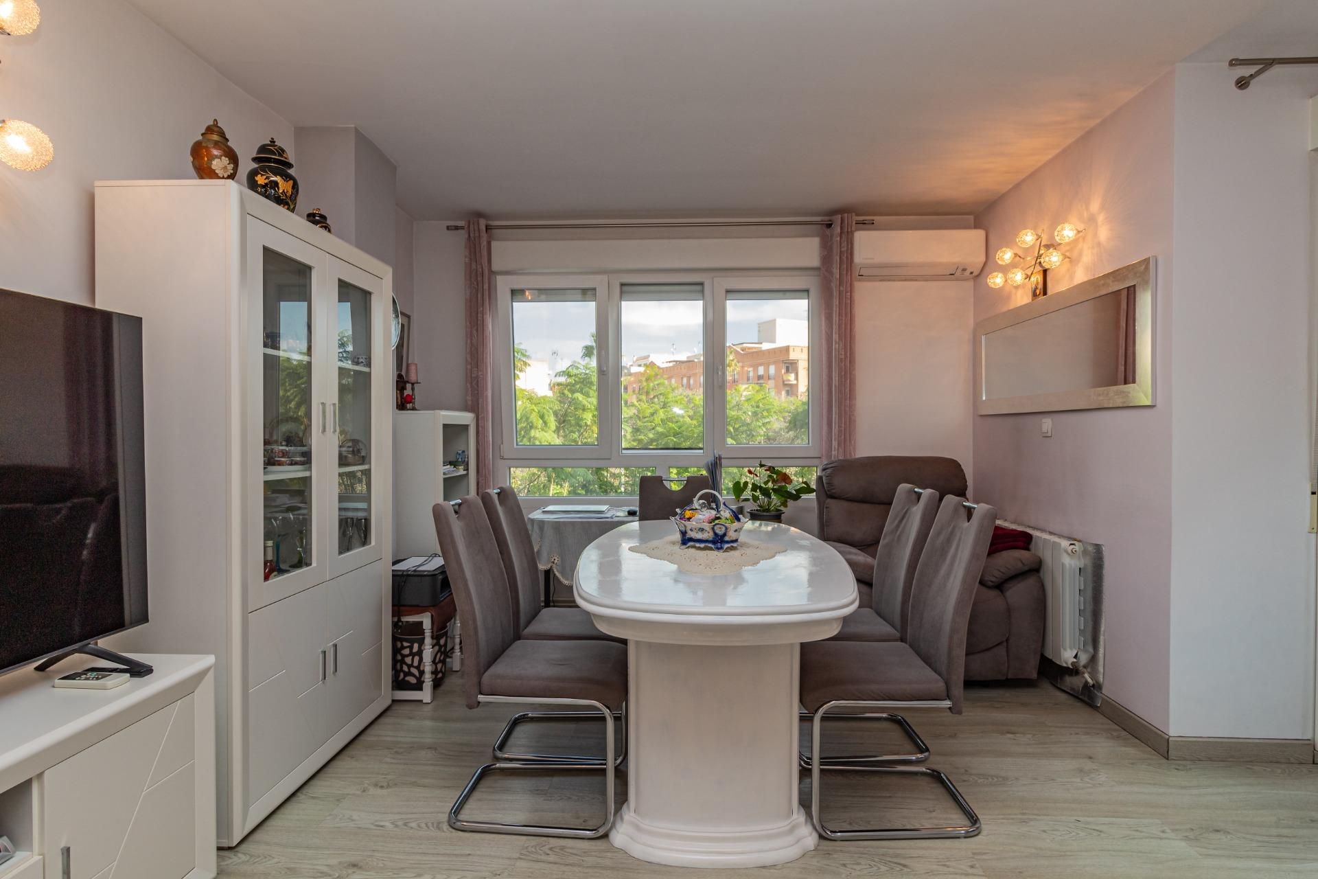 Dining room of Flat for sale in Almazora / Almassora  with Heating, Furnished and Balcony