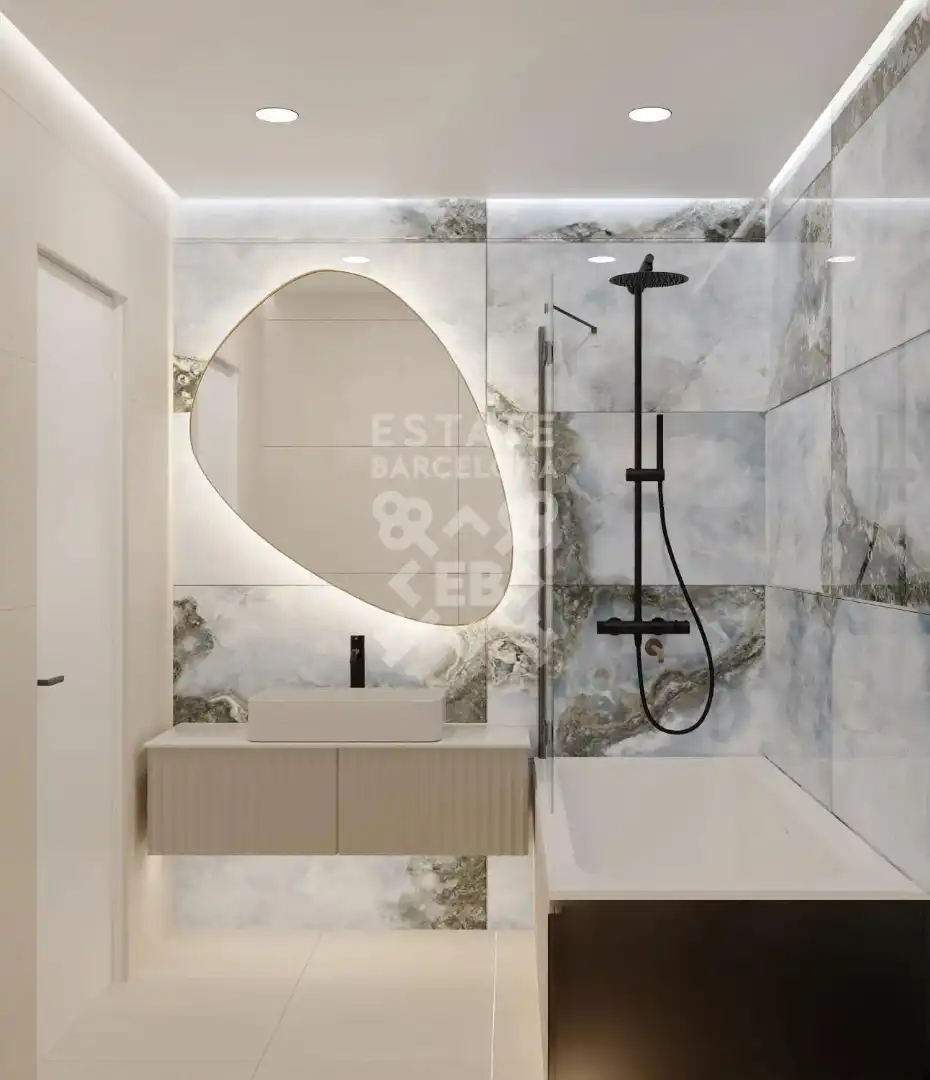 Badezimmer von Dachboden zum Verkauf in Barcelona mit Terrasse