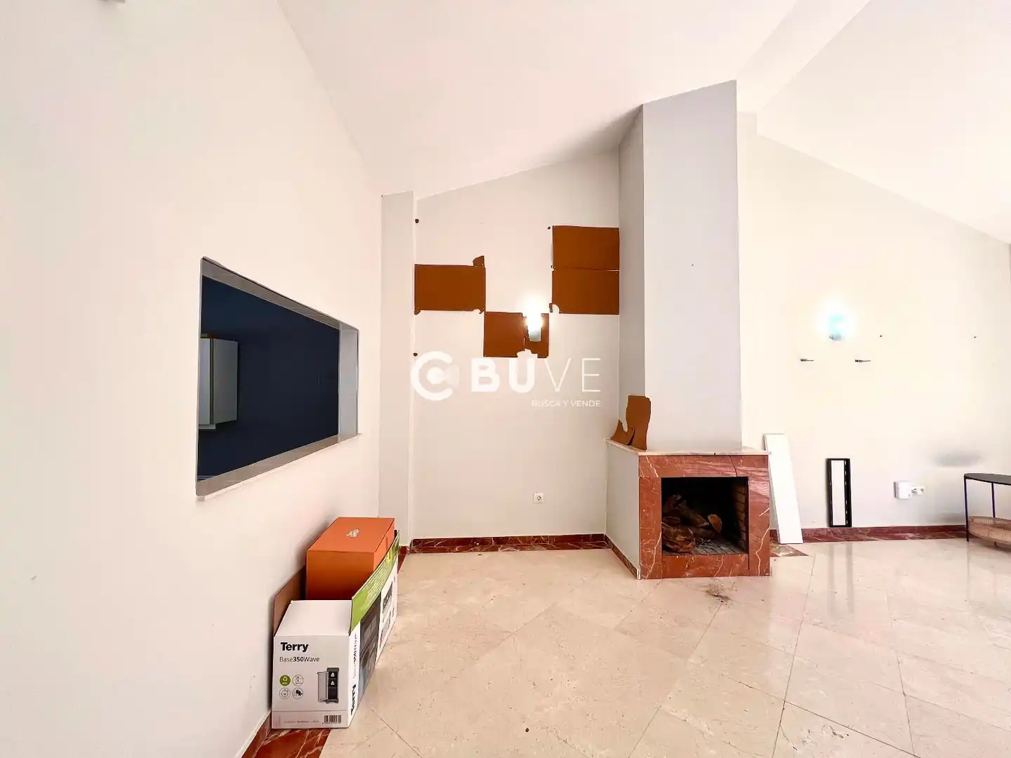 Sala de estar de Casa adosada en venta en Estepona con Terraza, Piscina y Alarma