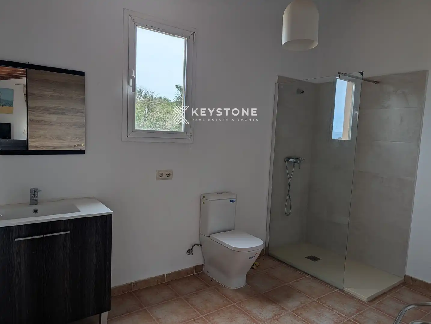 Badezimmer von Haus oder Chalet zur Miete in Llucmajor mit Terrasse und Möbliert