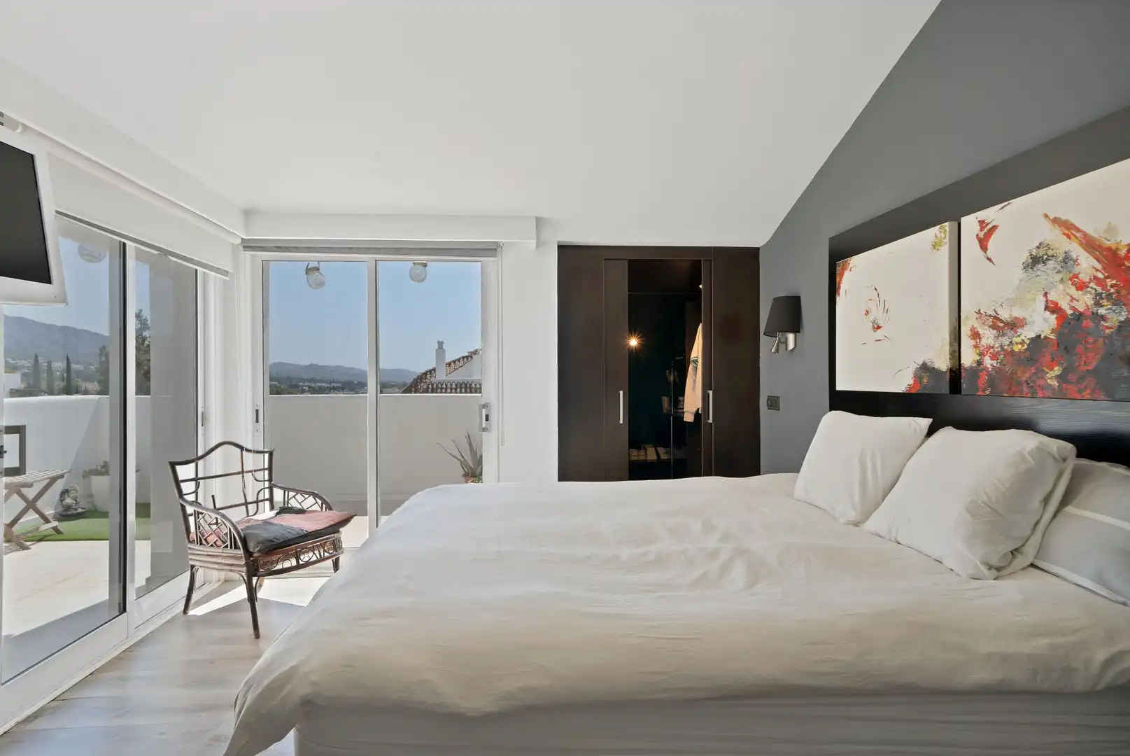 Bedroom of Attic for sale in Marbella  with Private garden, Terrace and Alarm