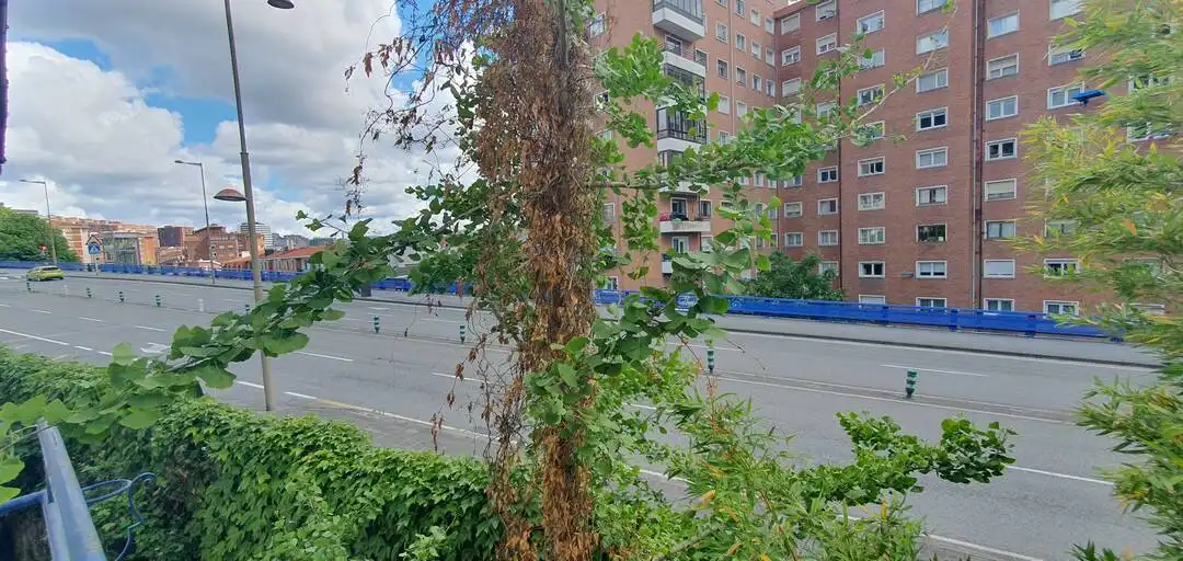 Vista exterior de Casa adosada en venda en Bilbao  amb Aire condicionat, Calefacció i Jardí privat