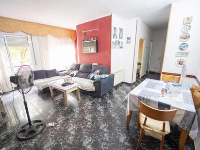 Sala d'estar de Pis en venda en  Barcelona Capital amb Calefacció, Terrassa i Moblat