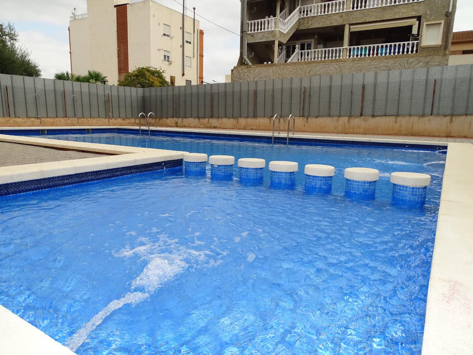 Swimming pool of Single-family semi-detached for sale in  Murcia Capital  with Air Conditioner, Heating and Private garden