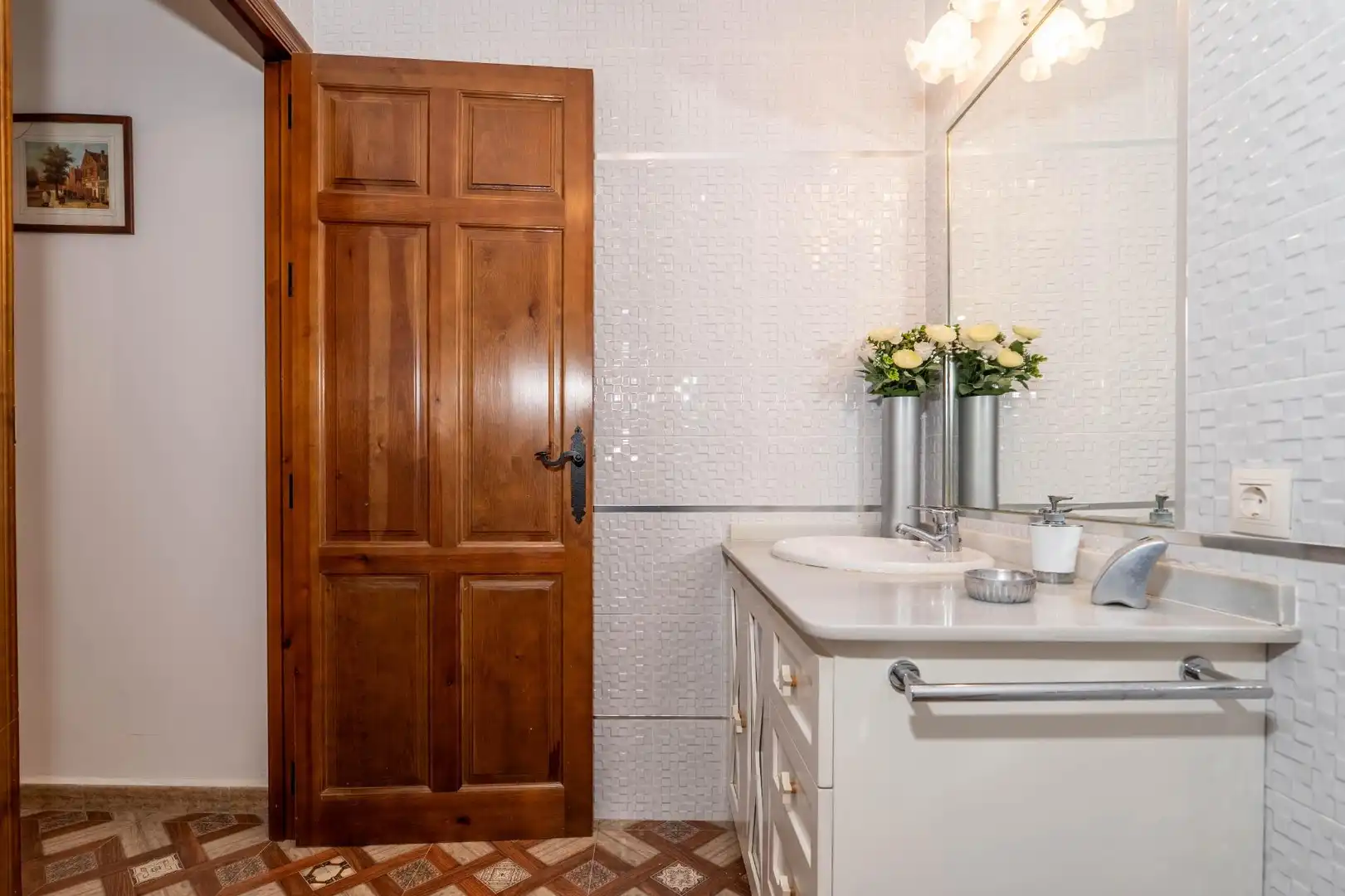 Baño de Casa o chalet en venta en El Garrobo con Aire acondicionado, Calefacción y Jardín privado