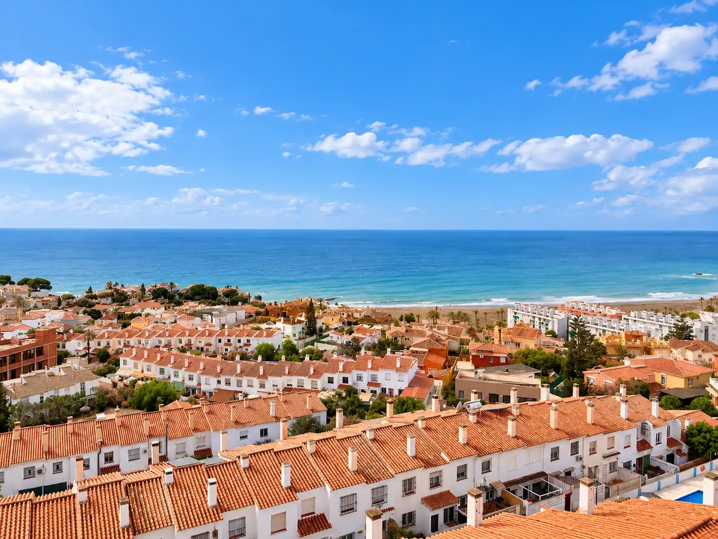 Vista exterior de Ático en venta en La Cala del Moral